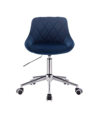 Chair On Wheels - Blue Velour BFHC1053W Bella Furniture Ireland