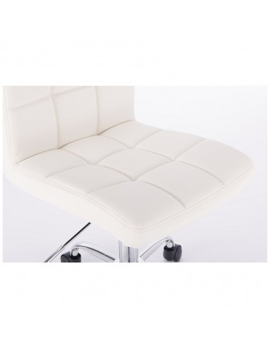 Chair On Wheels - White BFHC1015K Bella Furniture Ireland