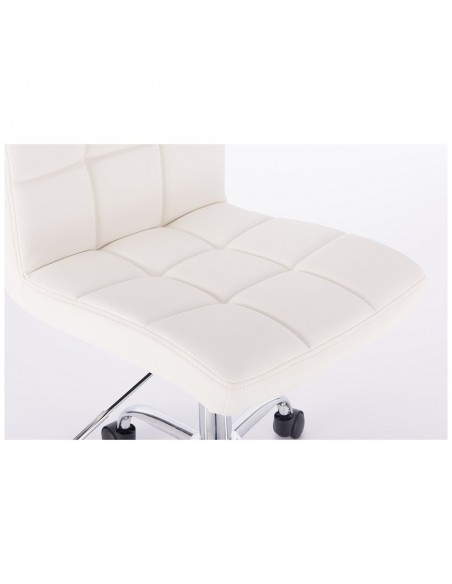Chair On Wheels - White BFHC1015K Bella Furniture Ireland