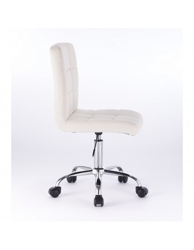 Chair On Wheels - White BFHC1015K Bella Furniture Ireland