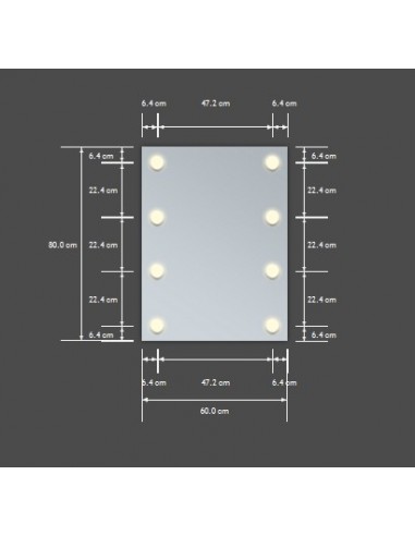 Glamour Mirror - 80x60