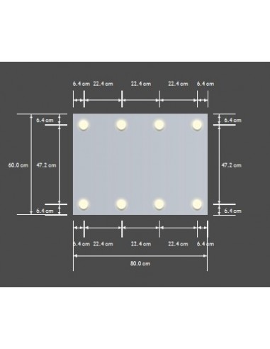 Glamour Mirror - 80x60