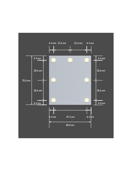 Glamour Mirror - 70x60