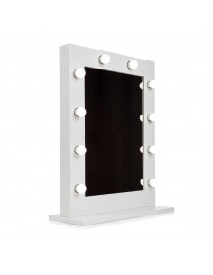 Hollywood Mirror White 10 bulbs - 80x60 -