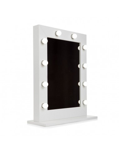 Hollywood Mirror White 10 bulbs - 80x60 -