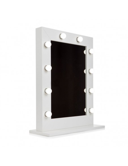 Hollywood Mirror White 10 bulbs - 80x60 -