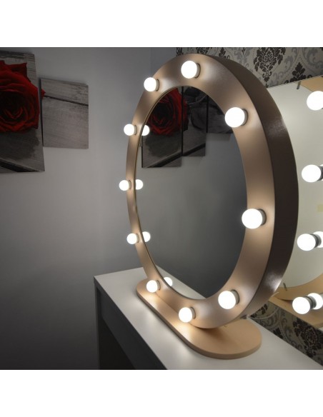 Hollywood Round Mirror - 90cm