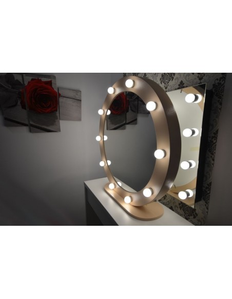 Hollywood Round Mirror - 90cm