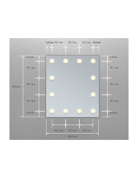 Glamour Mirror -70x60