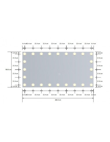 Glamour Mirror - 100x200