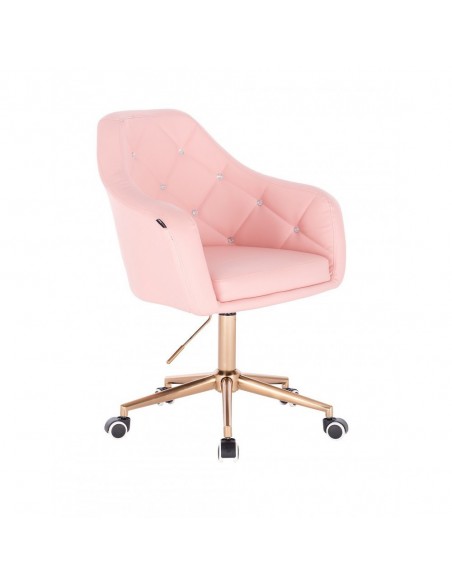 Copper Chair On Wheels - Pink BFHR830