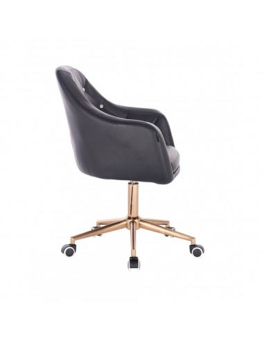 Copper Chair On Wheels - Black BFHR830
