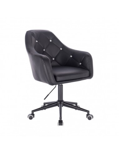 Black Base Chair On Wheels - Black BFHR830