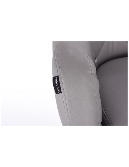 Black Base Chair On Wheels - Grey BFHR830