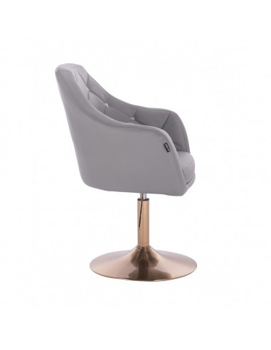 Copper Base Salon Chair - Grey BFHR830