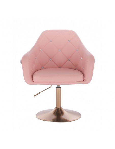 Copper Base Salon Chair - Pink BFHR830