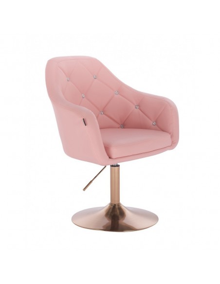 Copper Base Salon Chair - Pink BFHR830