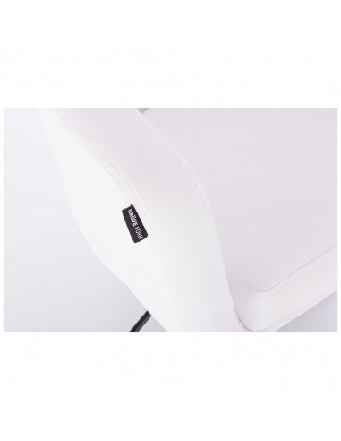 Copper Base Salon Chair - White BFHR830CROSS
