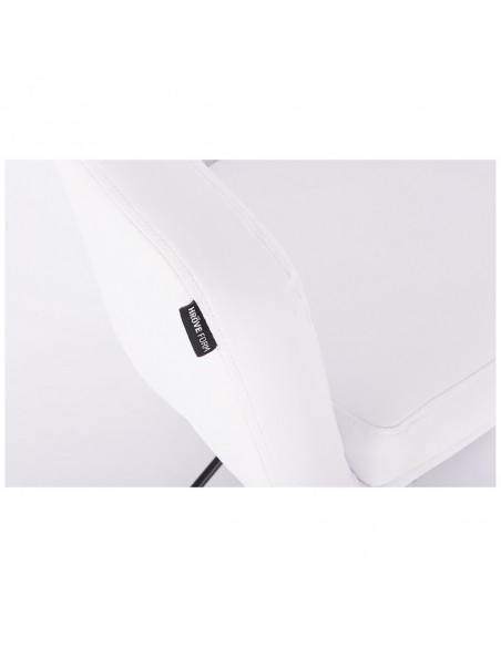Copper Base Salon Chair - White BFHR830CROSS