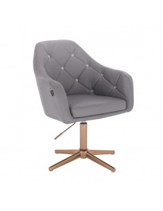 Copper Base Salon Chair - Grey BFHR830CROSS