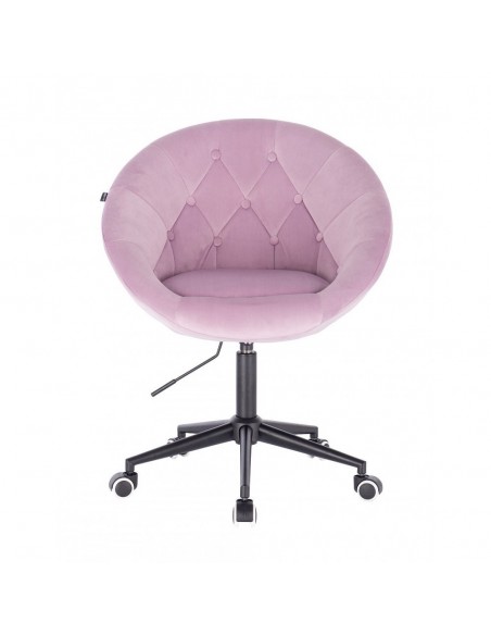 Black Base Hroove Salon Chair On Wheels - Lavender BFHR8516CK