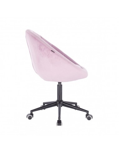 Black Base Hroove Salon Chair On Wheels - Lavender BFHR8516CK