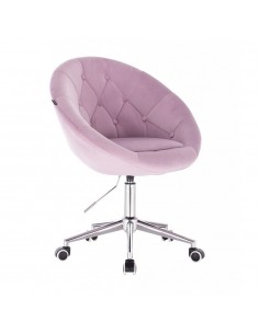 Hroove Salon Chair On Wheels - Lavender BFHR8516CK
