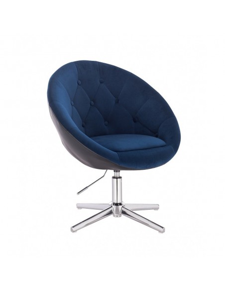 Hroove Salon Chair - Black/Blue BFHR8516CROSS