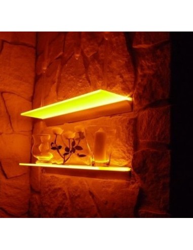 LED Glass Shelf 60x20cm
