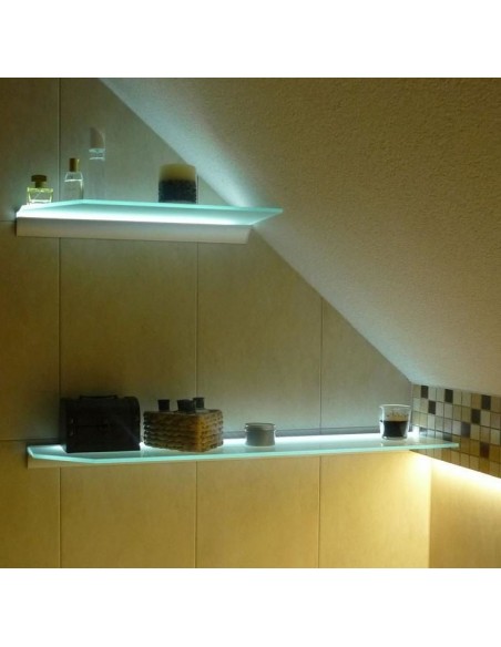 LED Glass Shelf 60x20cm