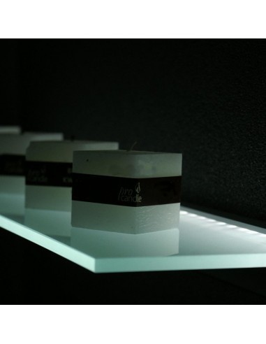 LED Glass Shelf 80x20cm