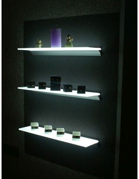 LED Glass Shelf 80x20cm