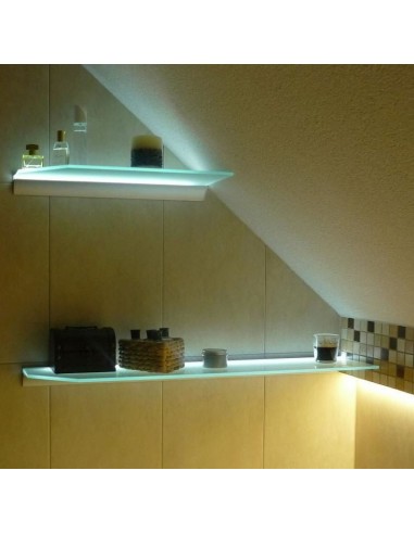 LED Glass Shelf 100x20cm