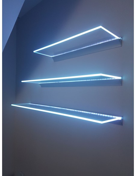 LED Glass Shelf 60x20cm
