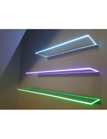 LED Glass Shelf 100x20cm