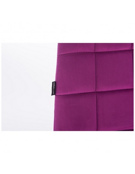 Copper Hroove Salon Chair - Purple Velour BFHR590CROSS