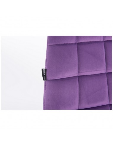 Copper Hroove Salon Chair - Purple Velour BFHR590CROSS