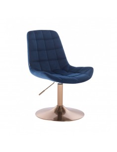 Copper Hroove Salon Chair - Blue BFHR590N
