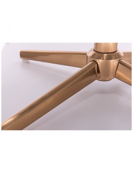 Copper Hroove Salon Chair - Blue Velour BFHR590CROSS