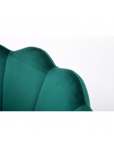 Hroove Salon Chair - Bottle Green Velour BFHR1414