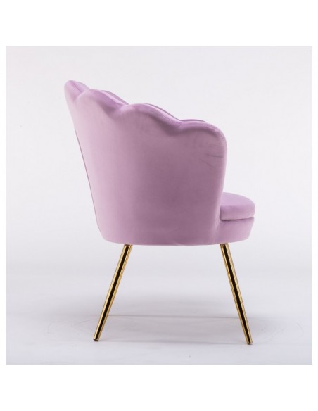 Hroove Salon Chair - Pink Velour BFHR1414