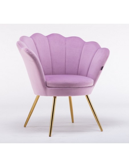 Hroove Salon Chair - Pink Velour BFHR1414