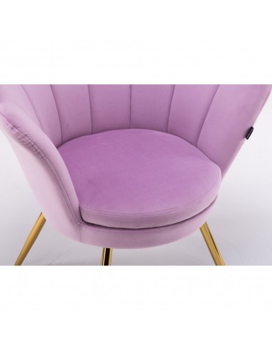 Hroove Salon Chair - Pink Velour BFHR1414