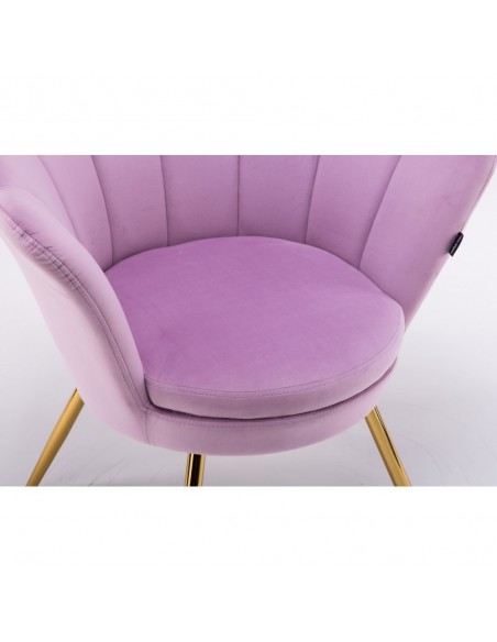 Hroove Salon Chair - Pink Velour BFHR1414