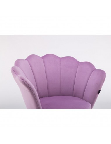 Hroove Salon Chair - Pink Velour BFHR1414