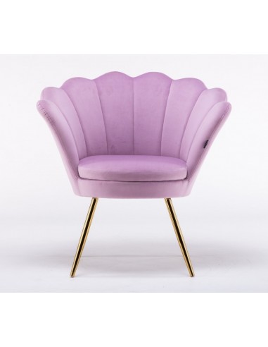 Hroove Salon Chair - Pink Velour BFHR1414