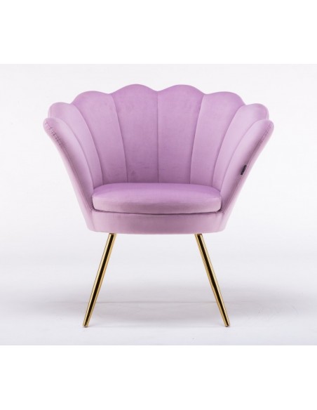 Hroove Salon Chair - Pink Velour BFHR1414
