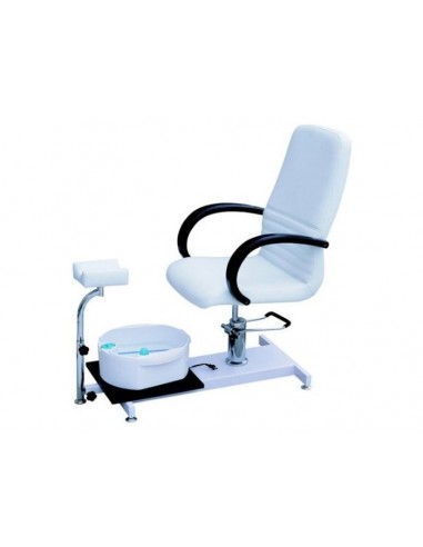 Beauty Salon Chair - SPA - Pedicure with Massager - White - Bella Furnitrue