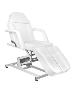 FOTEL KOSMETYCZNY ELEKTR. AZZURRO 673AS PEDI 1 SILN. BIAŁY