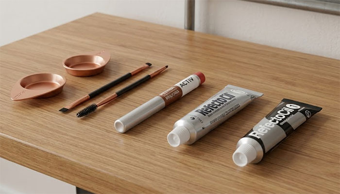Henna products for brows and natural beauty treatments